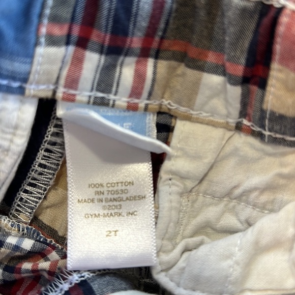 Janie and jack patchwork plaid pants - Picture 2 of 5